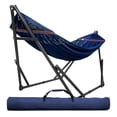 thumbnail image 1 of Tranquillo Hamac Double Universel 116 Pouces avec Support et Sac Ajustables, Égée, 1 of 12