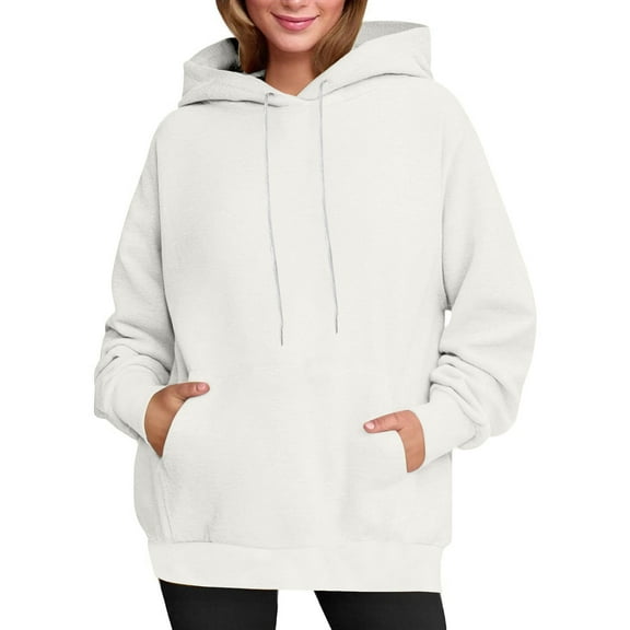 HAiming Womens Oversize Hoodies with Cute Ears Casual Long Sleeve Pullover Hooded Sweatshirt with Pockets