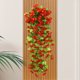 thumbnail image 5 of Colgante de Guirnalda de Flor Artificial de Crisantemo de Color Rojo, Decoraciones Artificiales, 5 of 6