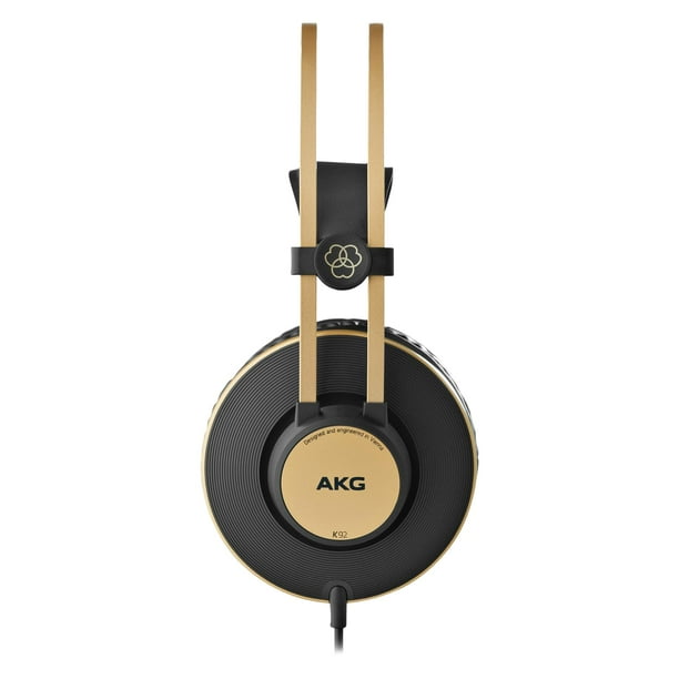Auriculares AKG Pro Audio K92 para uso supraaural, estudio con la parte trasera cerrada