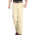 thumbnail image 2 of Taqqpue Men's Stretch Dress Pants Slim Fit Classic Fit Wrinkle-Resistant Pleated Chino Pant Straight Fit Front Suit Pants, 2 of 9