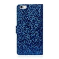 thumbnail image 2 of Allytech Bling Wallet Case for Apple iPhone 6 Plus/ iPhone 6s Plus, PU Leather Glitter Design Shockproof Cards Slots Cash Pocket Kickstand Hand Strap Cover Case for Girls Women, Blue, 2 of 9