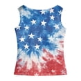 thumbnail image 5 of Splozh Cute Tank Tops 5-14 Years Summer 4th of July Athletic Dance Undershirts for Toddler Teen Girls Cute Tops for Girls Dance Tops,Sky Blue,13-14 Years, 5 of 6