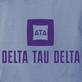 thumbnail image 3 of CafePress - Delta Tau Delta Purple Stacked Signature T Shirt - Womens Comfort Colors® Shirt, 3 of 4
