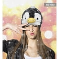 thumbnail image 4 of DolliBu Penguin Plush Hat - Penguin Stuffed Animal Winter Hat with Ear Flaps, Novelty Animal Hats with Cozy Fleece and Warm Fluffy Beanie for Halloween or Cosplay - One Size, 4 of 8