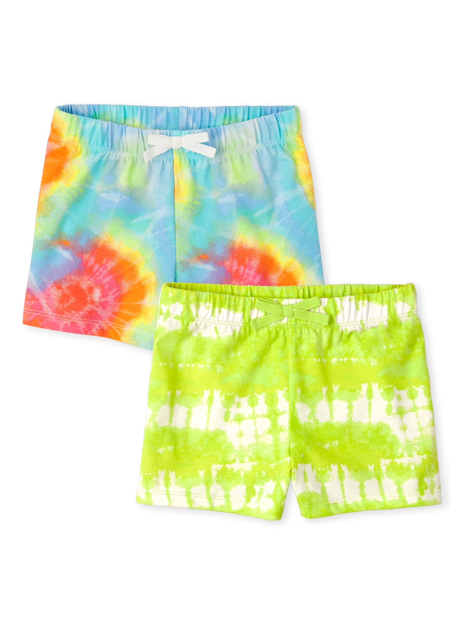 The Childrens Place Baby Girls Solid Drawstring Shorts