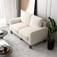 thumbnail image 4 of Beige Fabric For Home Living Room - Solid Wood & Metal Base, Comfortable Cushions With High Elastic Sponge, Easy Assembly Steps Modern In Structure, Sponge Cushions, Process Undertaken, 4 of 5