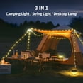 thumbnail image 3 of Guirnalda de luces para acampar Zocelight, 10 m, recargables, 19 modos, 3 of 9
