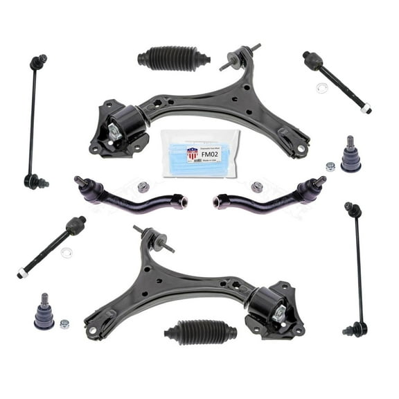 Control Arms & Ball Jt Tie Rods For 13-17 2.4L Honda Accord Manual Transmission