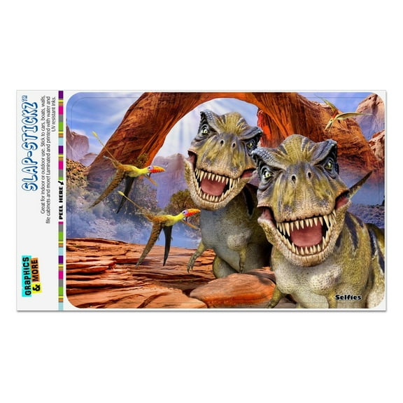 T-Rex Tyrannosaurus Jurassic Selfie Home Business Office Sign