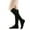 Black, variant on WREESH Women's Fashion Solid Color Comfort Leg Socks, Knee-High Tube Socks Black