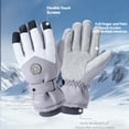 thumbnail image 4 of Floleo Women Ski Gloves Windproof Thermal Gloves Waterproof Winter Warm Snow Glove for Skiing Cycling Outdoor Sports Adventures, 4 of 10
