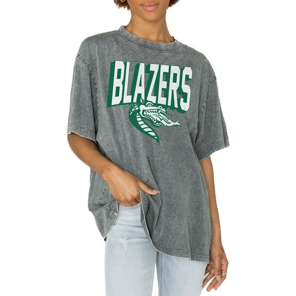 Women's Gameday Couture Gray UAB Blazers Solid Defense Oversized T-Shirt