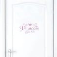 thumbnail image 2 of YUEHAO Wall Stickers Princess Home Decor Wall Sticker Decal Bedroom Door Art Mural Purple, 2 of 2