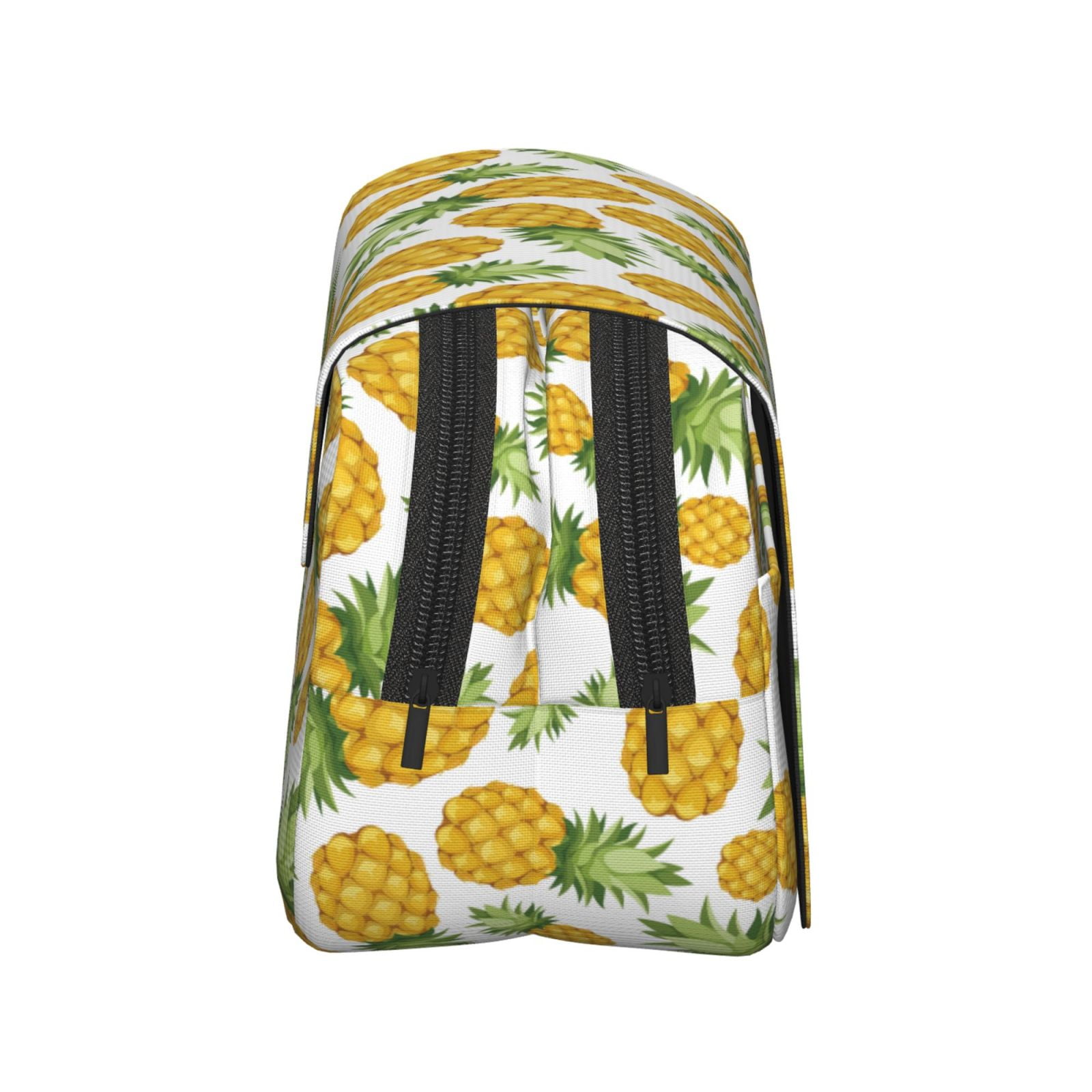 Rateoe Pineapple Pattern Double Clamshell Pen Case, Storage Organizer with Two Zipper Compartments– Holds Up to 50 Pencils & Pens