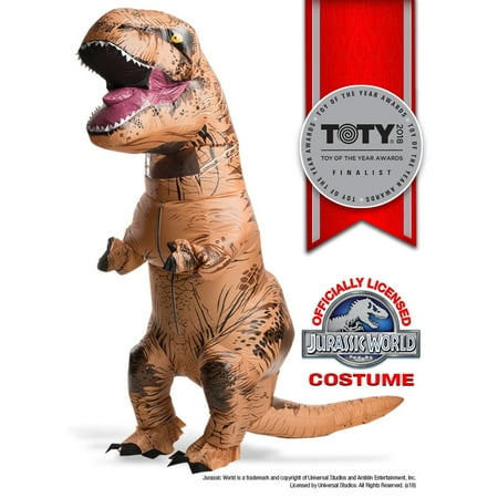 Adult Inflatable T-Rex with Sound Costume - Jurassic