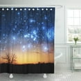 thumbnail image 1 of Cortina de Ducha ABPHQTO Estrella Azul Arbol Espacio Galaxia Universo 150x180 cm, 1 of 1