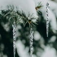 thumbnail image 1 of Cubo de Hielo de Navidad, 24 Piezas de Colgantes y Picos de Navidad, Decoración de Árbol de Navidad, Objeto Colgante de Hielo Acrílico, 1 of 5