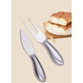 thumbnail image 4 of Cheese Knives with Exquisite Box Cheese Slicer Cheese Cutters Cheese Fork Cheese Knife Stainless Steel Slicer, 4 of 5