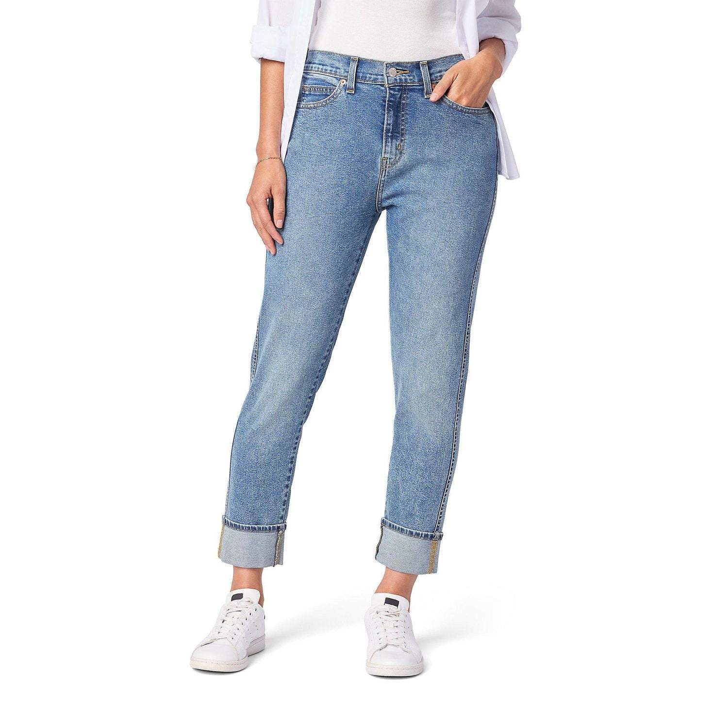 Levi Strauss Signature™ Women's Heritage Boyfriend Jeans, Available sizes: 2 – 18