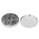 thumbnail image 1 of Set of 24 Mini Stainless Steel Cookie Cutters, Geometric Shape, for Biscuits, Cakes, Snacks, 1 of 4