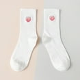 thumbnail image 1 of Vedolay Womens Socks Women’s No Show Invisible Sneaker Liners Socks, with Non-Slip Grip,White One Size, 1 of 3