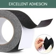 thumbnail image 5 of Non-Slip Grip Tape - Waterproof Non-Skid Adhesive Tape For Stairs, - Heavy Duty PEVA Safety Anti Slip Tape For Indoor & Outdoor Use - 2"X35' Roll, Black, 5 of 10