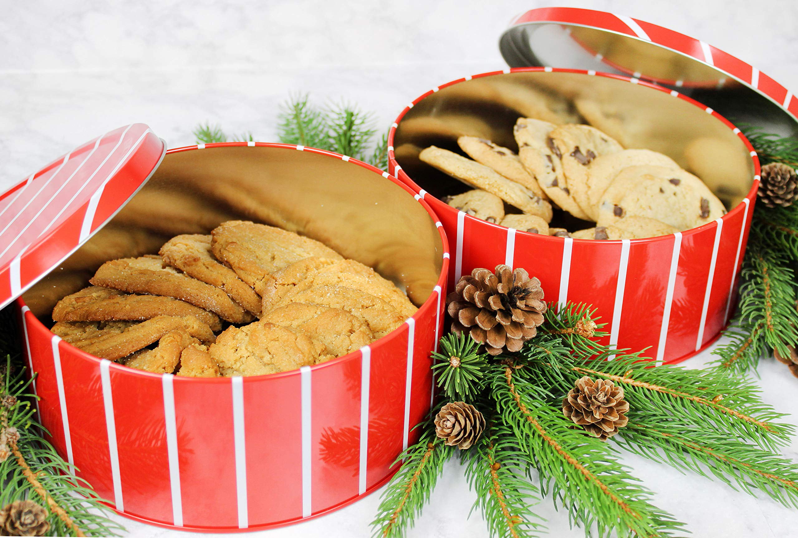 Hot sale Christmas Food Containers 2pk - Stripes ❉ Wholesale in