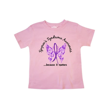 

Inktastic Sjogrens Syndrome Butterfly 6.1 Gift Toddler Boy or Toddler Girl T-Shirt