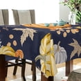 thumbnail image 3 of SKYSONIC Thanksgiving Pumpkin Tablecloth Waterproof Washable Polyester Square Table Cover Durable Tablecloth for Kitchen Dining Table Party Decor (60 X 60 Inch), 3 of 7