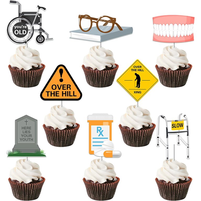 joymemo-36-pieces-over-the-hill-cupcake-toppers-old-age-cake-decorations-funny-over-the-hill-birthday-decor-old-people-retirement-party-supplies-walmart-com for Free Over The Hill Printables JOYMEMO 36 Pieces Over The Hill Cupcake Toppers, Old Age Cake Decorations, Funny Over The Hill Birthday Decor, Old People Retirement Party Supplies - Walmart.com for Free Over The Hill Printables
