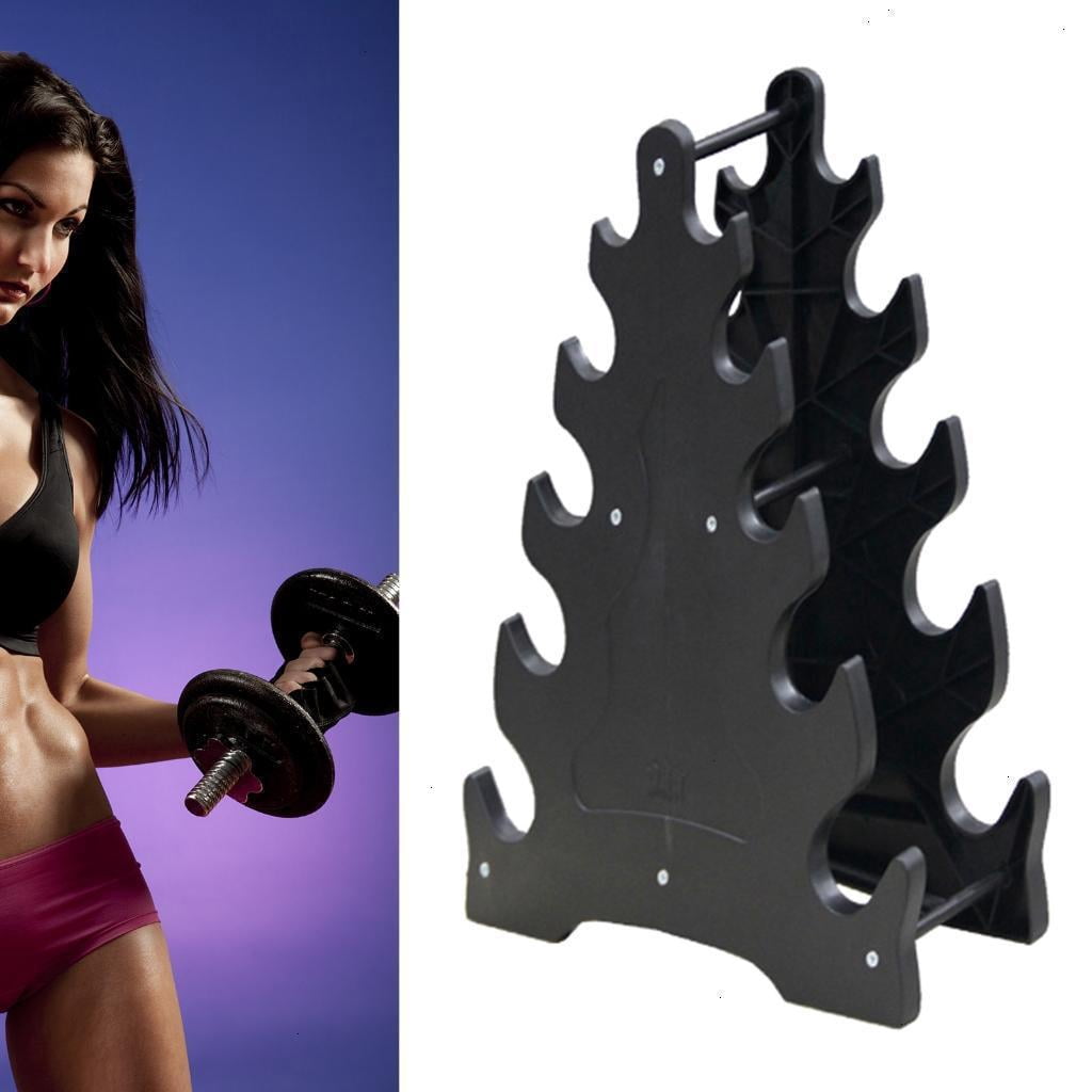 NANMELX 5 Tiers Gym Home Dumbbell Storage Rack Dumbbell Stand Weight Rack Weights Dumbbell Bracket Dumbbell Storage Rack Stand