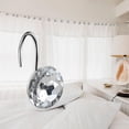 thumbnail image 3 of Ganchos para cortinas HBlife, 24 unidades, cristal inoxidable, 3 cm, 3 of 6