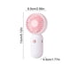 thumbnail image 3 of Ventilador portátil de mano | Mini ventilador de viaje con carga rápida y batería de gran capacidad | Ventilador personal silencioso para escritorio, coche y actividades al aire libre, 3 of 7