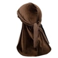 thumbnail image 6 of Fgnfyis Slouchy Hop Soft Lightweight Running Adult Durag Hats Chemo Cap for Men and Women Hats for Men Coffee, 6 of 6