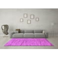 thumbnail image 3 of Ahgly Company Indoor Rectangle Abstract Purple Modern Area Rugs, 5' x 7', 3 of 4