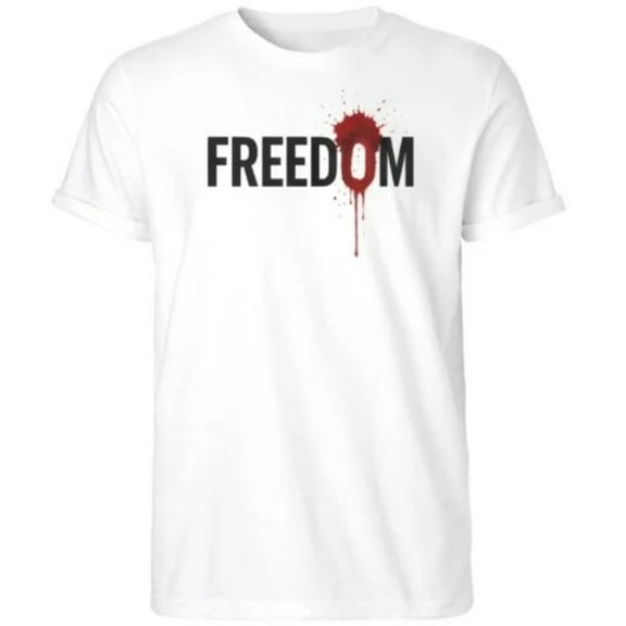 Freedom Shirt Tee Crewneck Short Sleeve Tshirt Men/women Fashion Tops