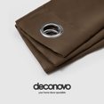 thumbnail image 2 of Deconovo Room Darkening Curtains for Bedroom Thermal Insulated Solid Blackout Curtain for Kitchen 42x45 inch Brown Set of 2, 2 of 6