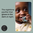thumbnail image 3 of Tommee Tippee Ultra-light StayPut NightGlow Pacifier, 6-18 Months, 2 Pack, Soft Skin Feel, Extra Air Flow, 3 of 10