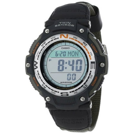 Temp Compass Mens Watch - Men's Digital Compass Twin Sensor Sport Watch