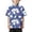 Glisme Purple525, variant on Glisme Boys Hawaiian Shirt Collar Print Button Beach Shirt Summer Short Sleeved Top Purple Tops Size 5-6 Years
