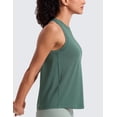 thumbnail image 4 of CRZ YOGA Quick Dry Racerback Tank Tops for Women Workout Athletic Running Gym Sleeveless Shirts, 4 of 6