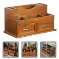thumbnail image 1 of FONWILYO 1Pack Jewelry Drawer Organizer Wood Drawers Storage Light Brown for Desktop Organization and Home Use, 1 of 8