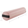 thumbnail image 3 of Saloniture Full Round Massage Table Bolster Pillow Pad - 26 x 6 Inch - Pink, 3 of 6