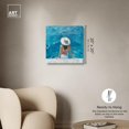 thumbnail image 5 of Poolside Couture Canvas Modern Beach Art by Art Remedy, Gallery Wrapped, 20" x 20", 5 of 7