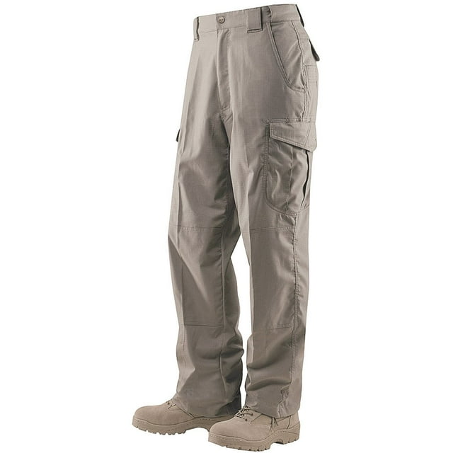 Pantalones tácticos Tru-Spec Serie 24-7 Ascent para hombre, color caqui, 36 de ancho x 37 de largo