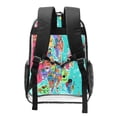 thumbnail image 2 of Sikiie Cartoon Map Of Europe Clear Backpack, Transparent Bookbag for School for Women Men, Capacity Clear Bag for College, Travel, 2 of 7