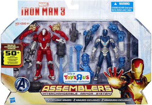 blue iron man action figure
