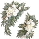 thumbnail image 3 of Injueey 2 piezas elegante botín de flores de imitación para interior o exterior bajo mantenimiento durabilidad duradera Kits de decoración para fiestas, 3 of 6