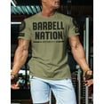 thumbnail image 5 of Gymish Barbell Nation Workout T-Shirt for Men – Funny Gym Shirt, Men’s Athletic Tee, Lifting T-Shirt, Fitness Apparel, Workout Clothes for Men, 5 of 6